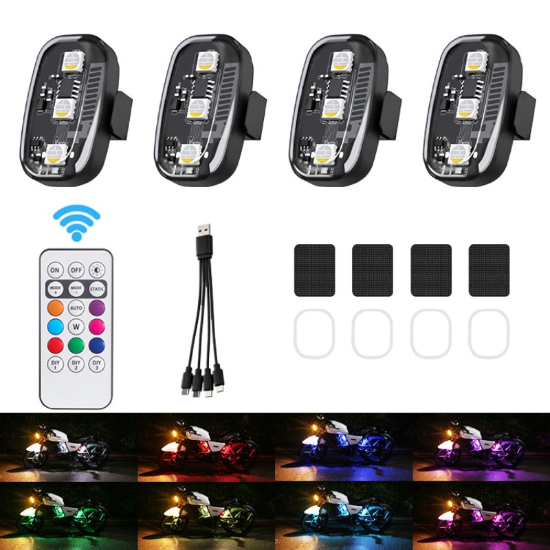 Drone Strobe Light - Drone Motorcycle RGB LED Strobe Lights