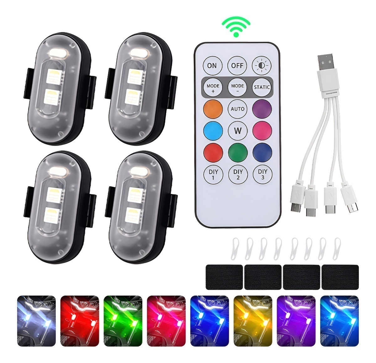 4 Pcs Led Strobe Lights with R - Drone Strobe Light review and price