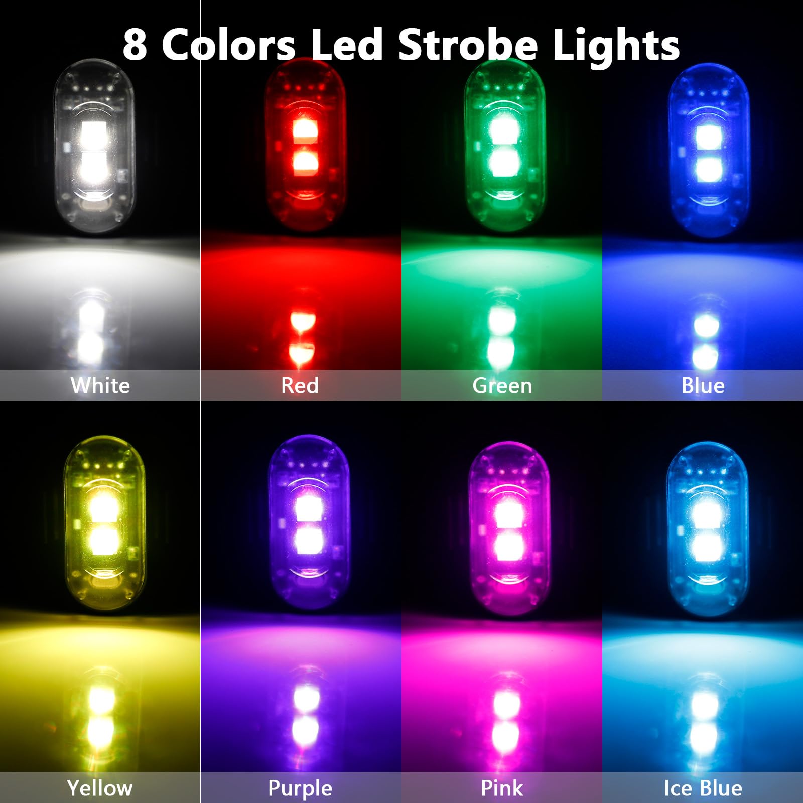 4 Pcs Led Strobe Lights with R - Drone Strobe Light review and price