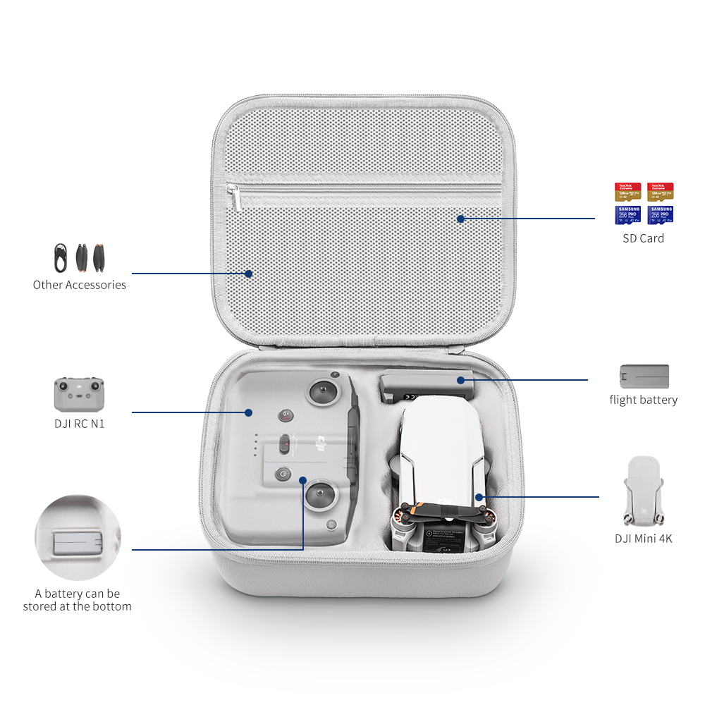 XFJI Storage Bag Protective Ca - Drone Controller Hood review and price