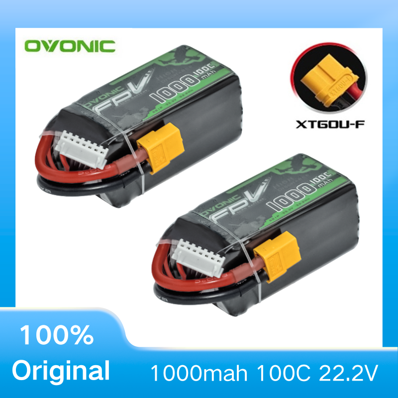 2Pcs OVONIC 1000mAh 100C 22.2V - Drone Power Bank review and price